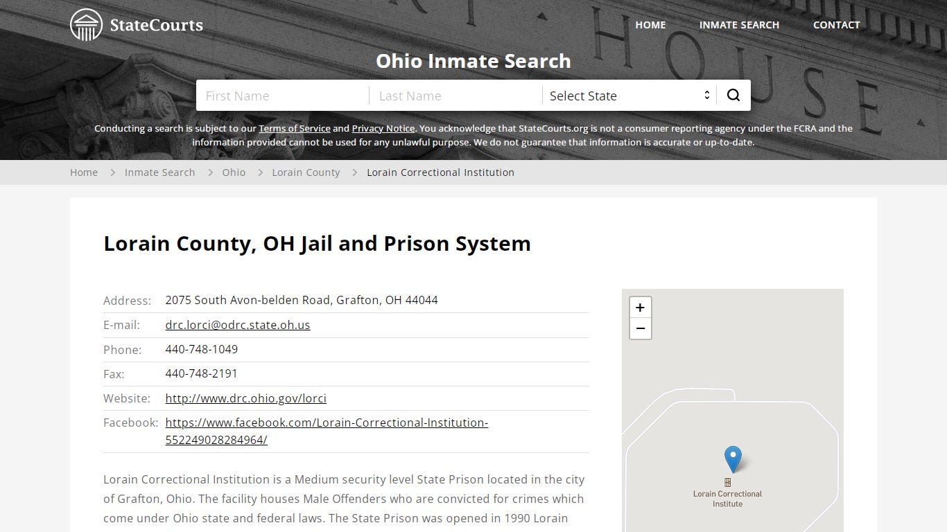Lorain Correctional Institution Inmate Records Search ...